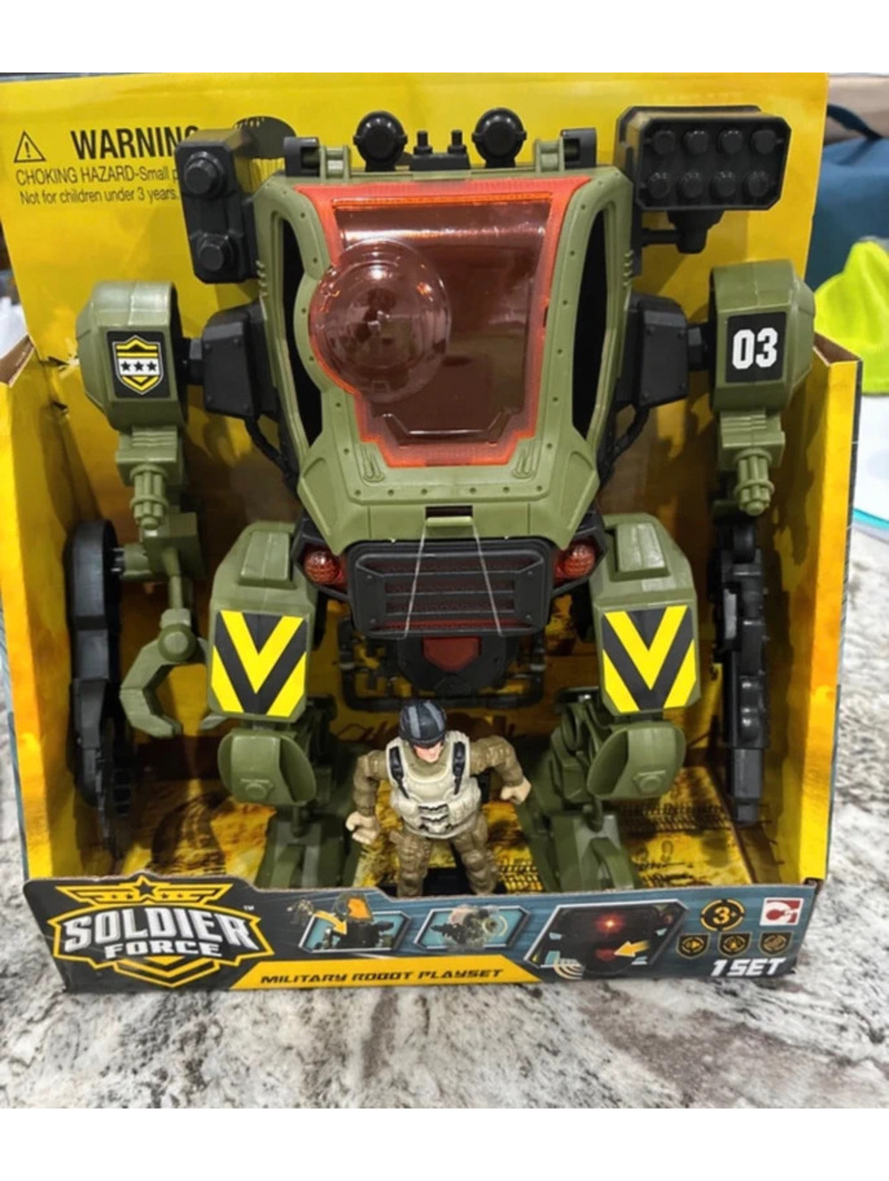 Soldier, force, toy with action figure